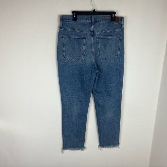 Madewell The Perfect Vintage Fringe Raw Hem Jeans Size 32 - Picture 4 of 8